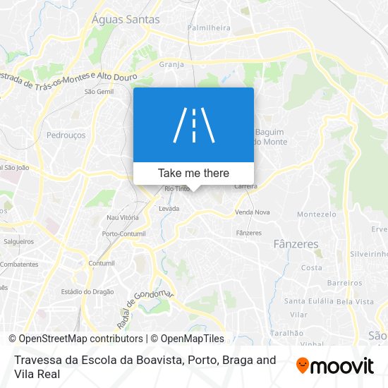 Travessa da Escola da Boavista mapa