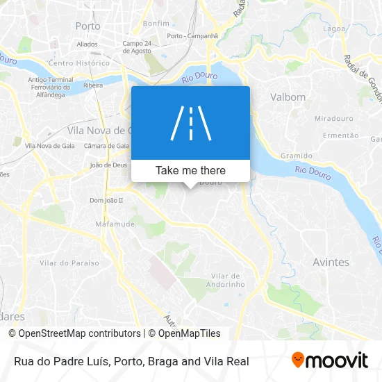 Rua do Padre Luís map