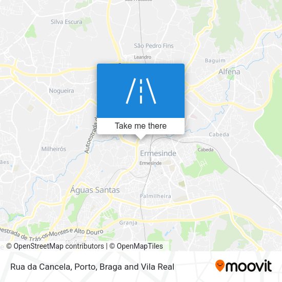 Rua da Cancela mapa