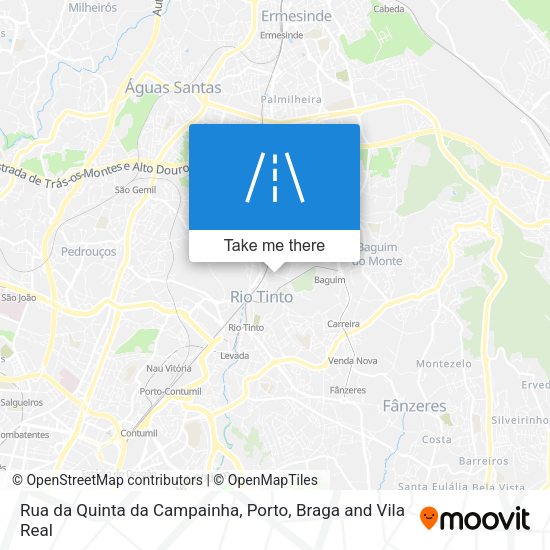 Rua da Quinta da Campainha map