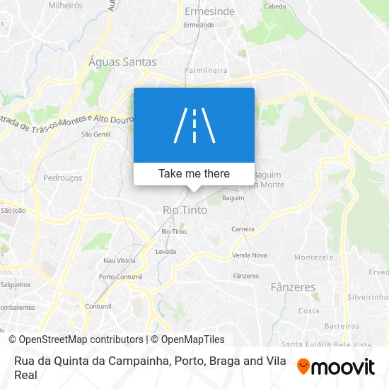 Rua da Quinta da Campainha map