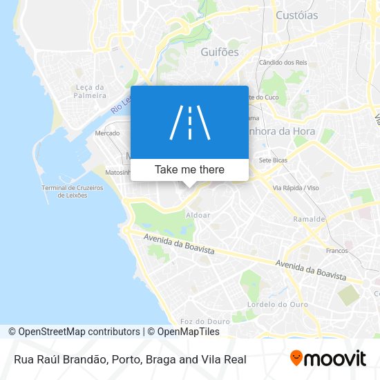 Rua Raúl Brandão mapa