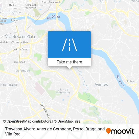 Travessa Álvaro Anes de Cernache mapa