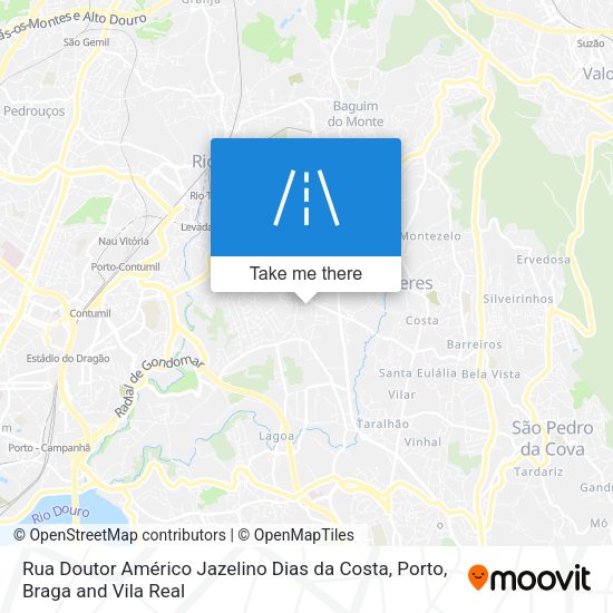 Rua Doutor Américo Jazelino Dias da Costa map