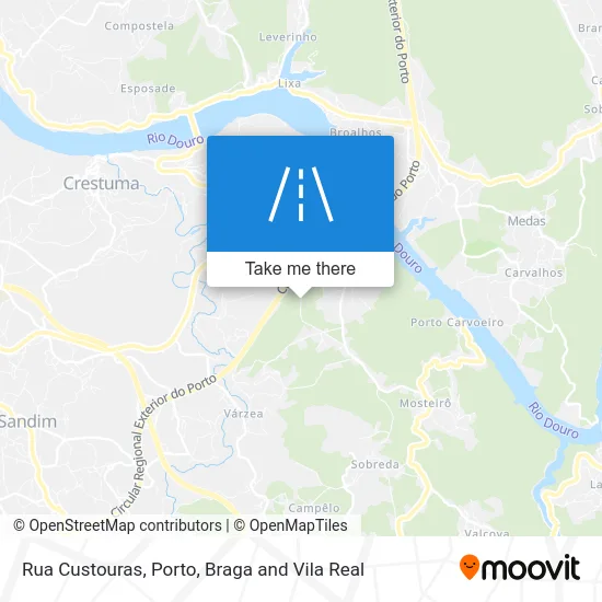 Rua Custouras map