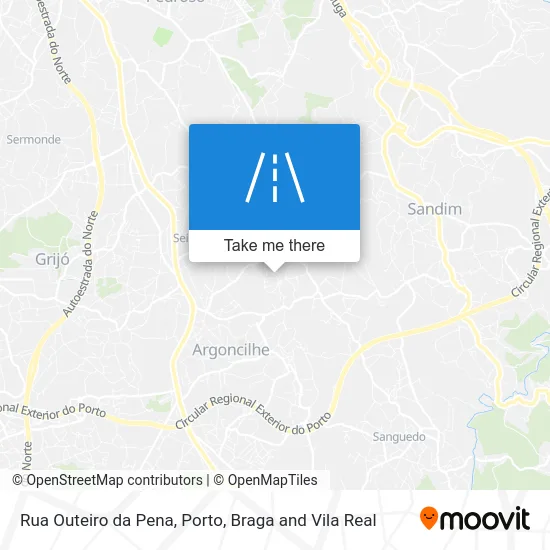 Rua Outeiro da Pena map