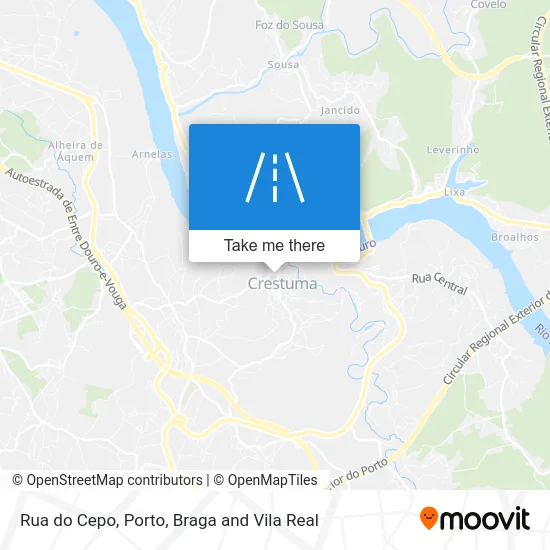 Rua do Cepo map