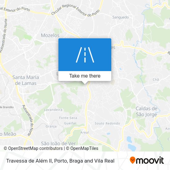 Travessa de Além II mapa