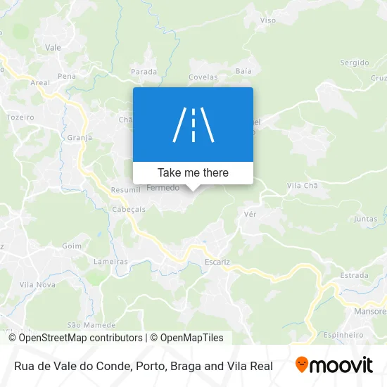 Rua de Vale do Conde map