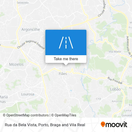 Rua da Bela Vista map