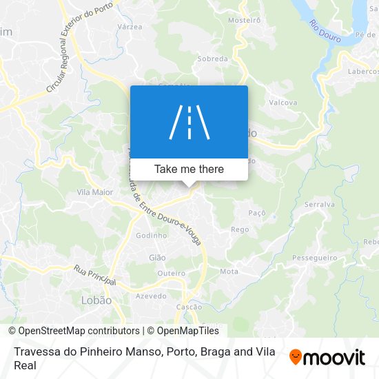 Travessa do Pinheiro Manso mapa