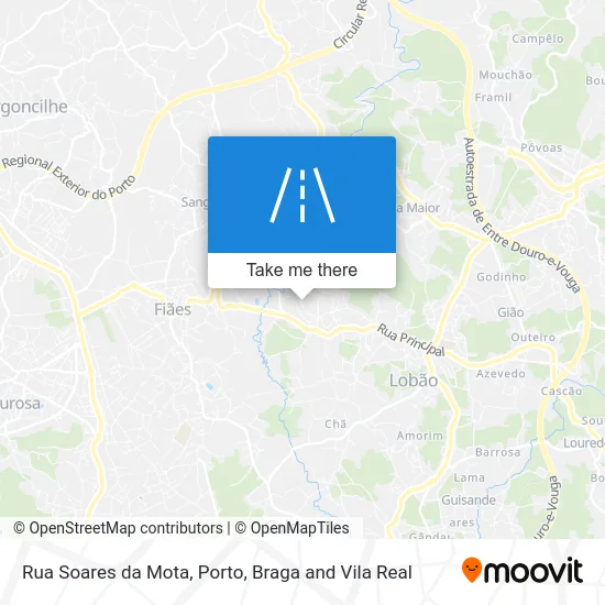 Rua Soares da Mota map