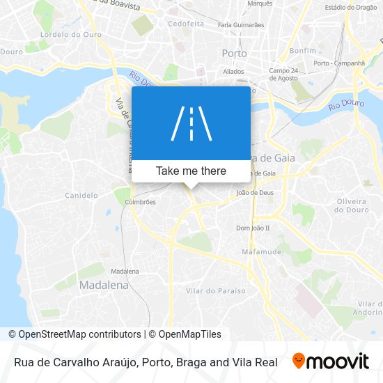Rua de Carvalho Araújo map