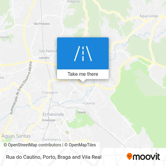 Rua do Caulino map