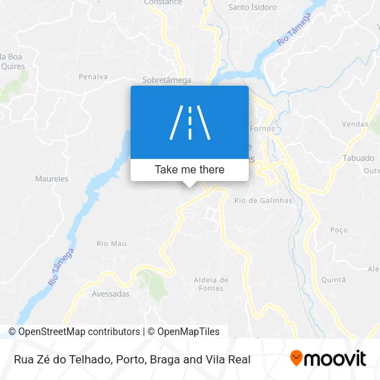 Rua Zé do Telhado map