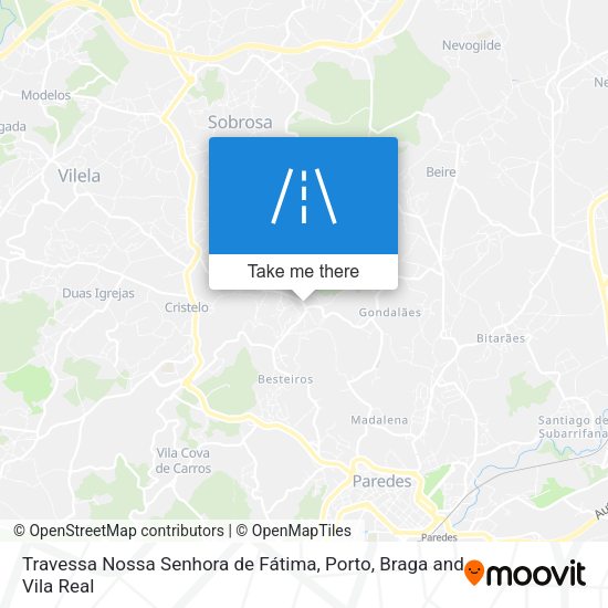 Travessa Nossa Senhora de Fátima mapa
