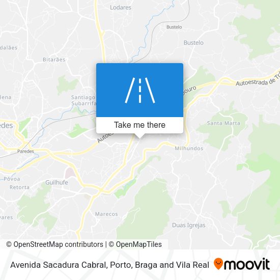 Avenida Sacadura Cabral mapa