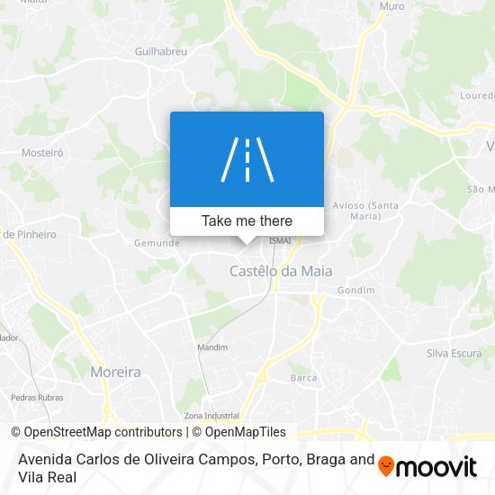 Avenida Carlos de Oliveira Campos mapa