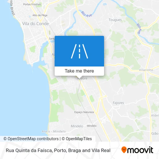 Rua Quinta da Faísca map