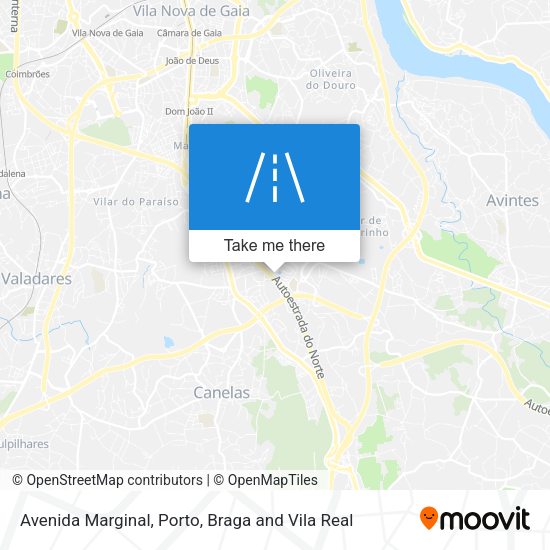 Avenida Marginal mapa