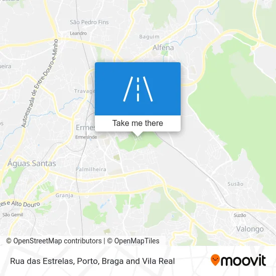 Rua das Estrelas map