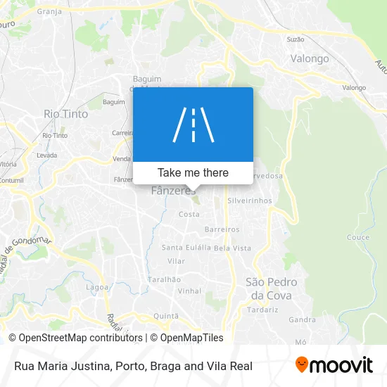 Rua Maria Justina map