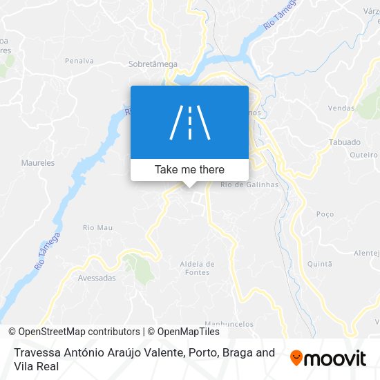 Travessa António Araújo Valente map