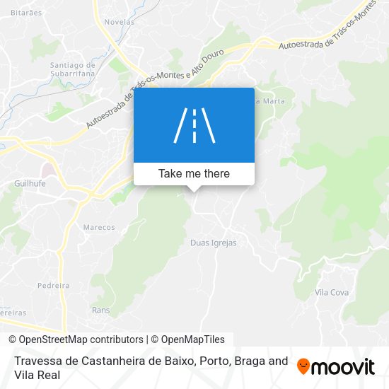 Travessa de Castanheira de Baixo map