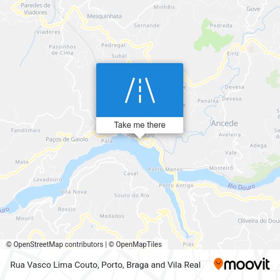 Rua Vasco Lima Couto mapa