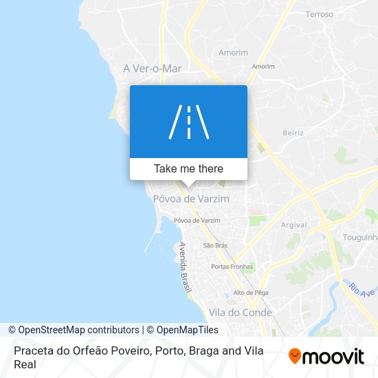Praceta do Orfeão Poveiro map