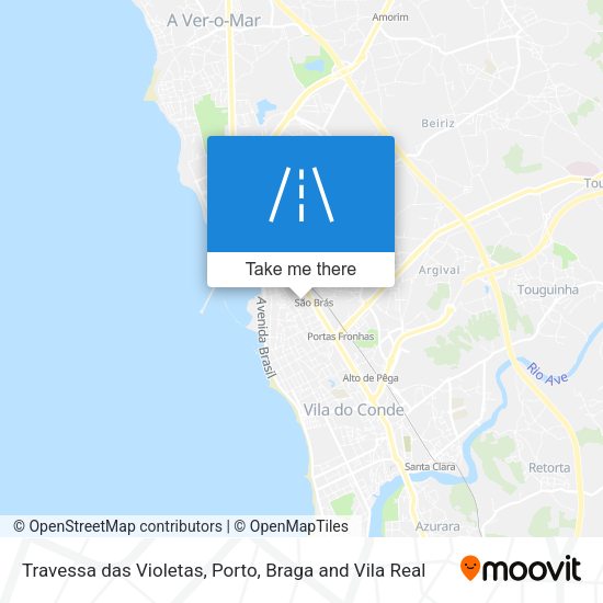 Travessa das Violetas map