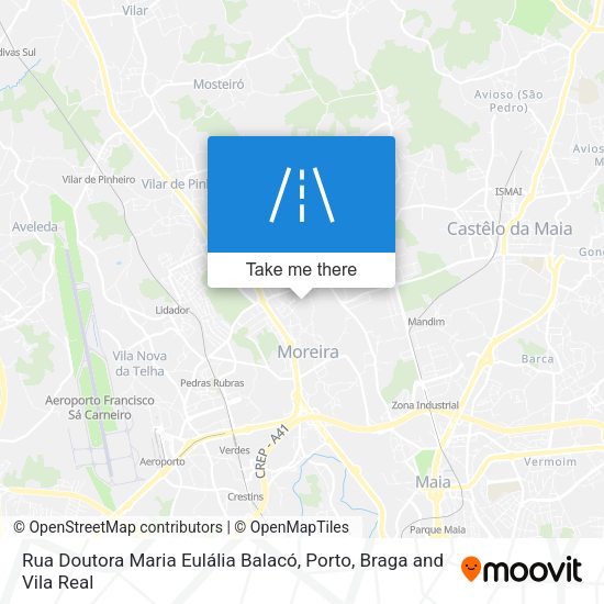 Rua Doutora Maria Eulália Balacó mapa