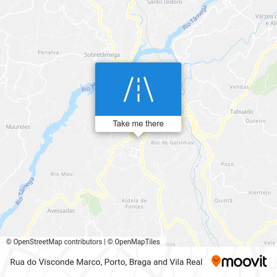 Rua do Visconde Marco map