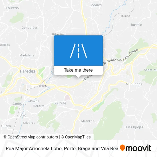 Rua Major Arrochela Lobo map