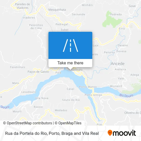 Rua da Portela do Rio map