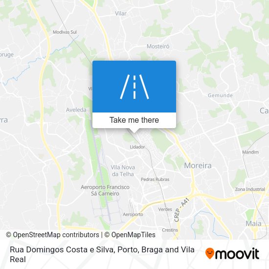 Rua Domingos Costa e Silva map