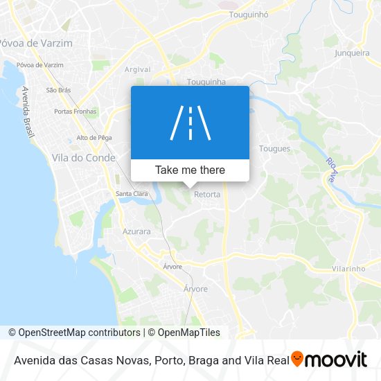 Avenida das Casas Novas mapa