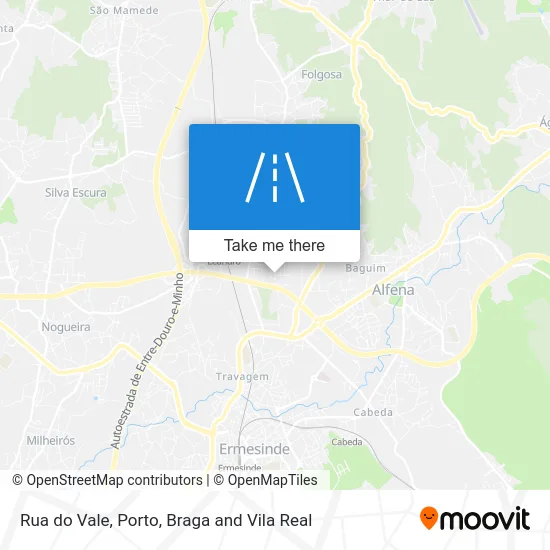 Rua do Vale map