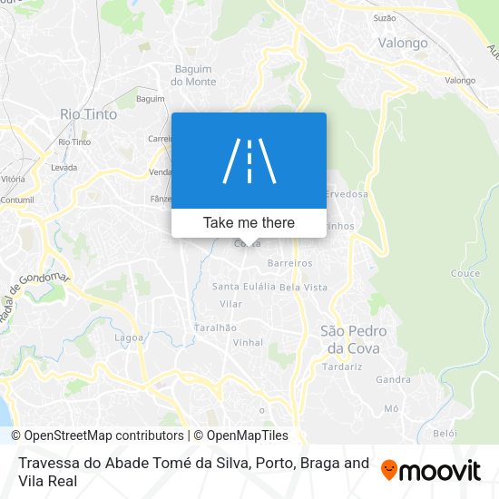Travessa do Abade Tomé da Silva map
