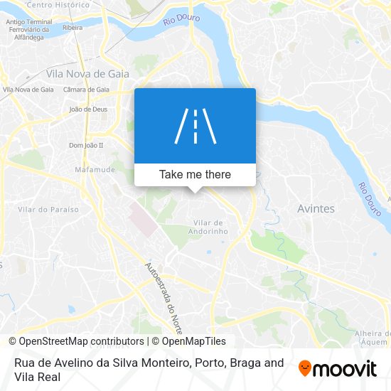 Rua de Avelino da Silva Monteiro mapa