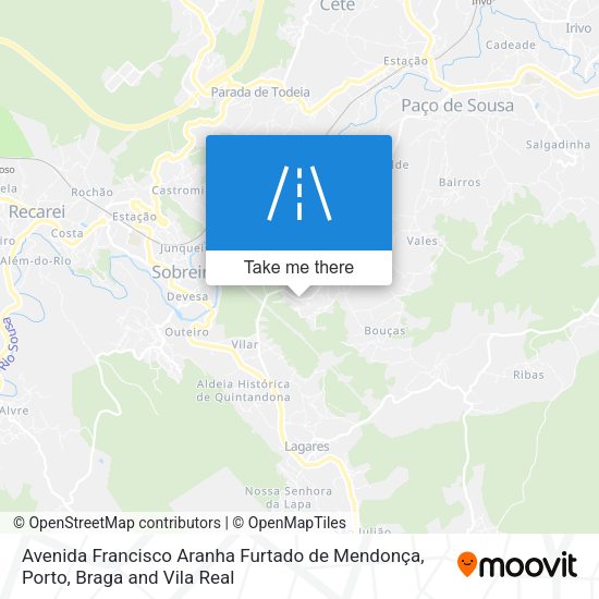 Avenida Francisco Aranha Furtado de Mendonça map