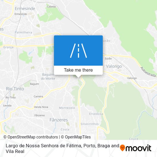 Largo de Nossa Senhora de Fátima map