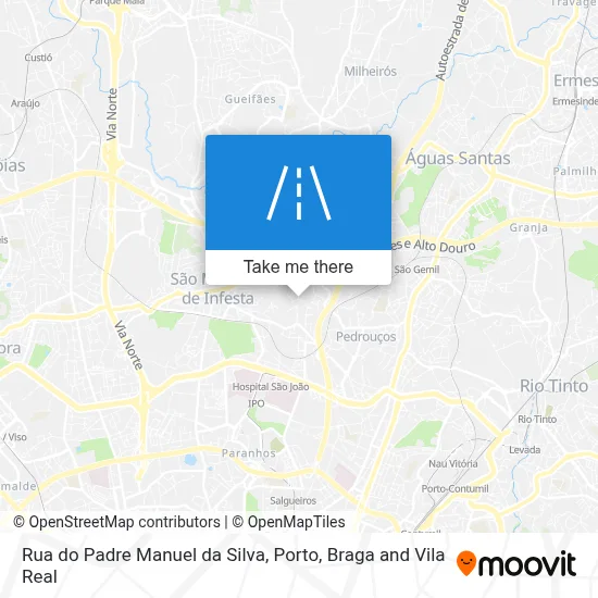 Rua do Padre Manuel da Silva map