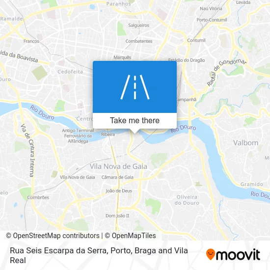 Rua Seis Escarpa da Serra map