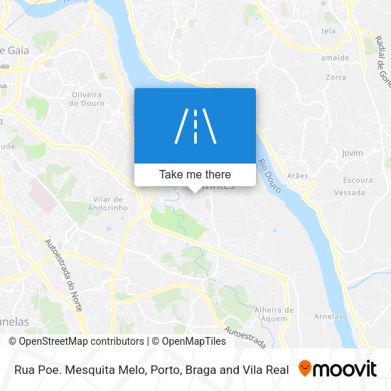 Rua Poe. Mesquita Melo mapa