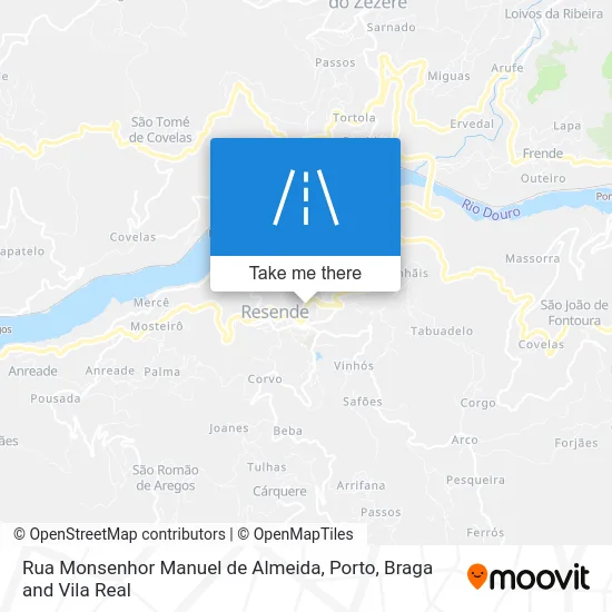 Rua Monsenhor Manuel de Almeida map