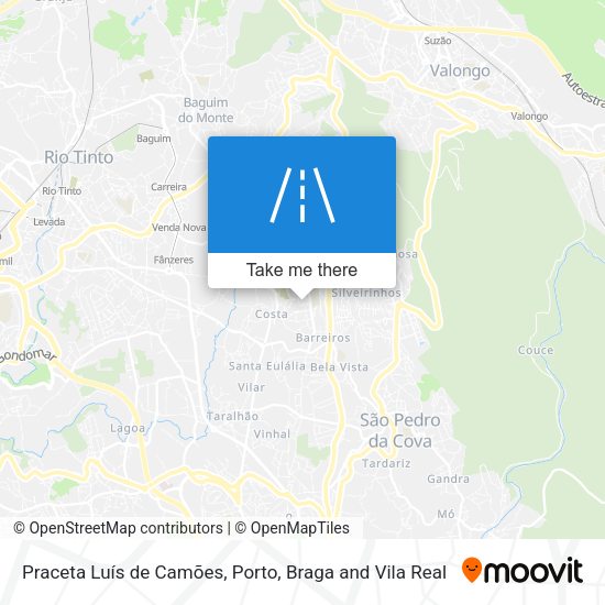 Praceta Luís de Camões mapa