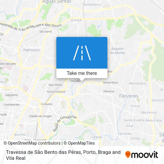 Travessa de São Bento das Pêras map