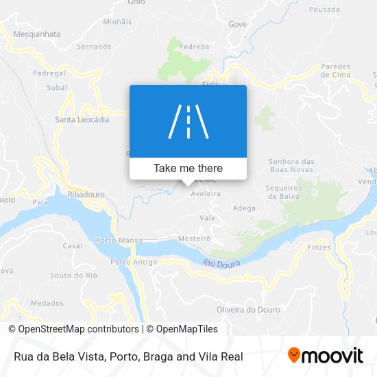 Rua da Bela Vista mapa