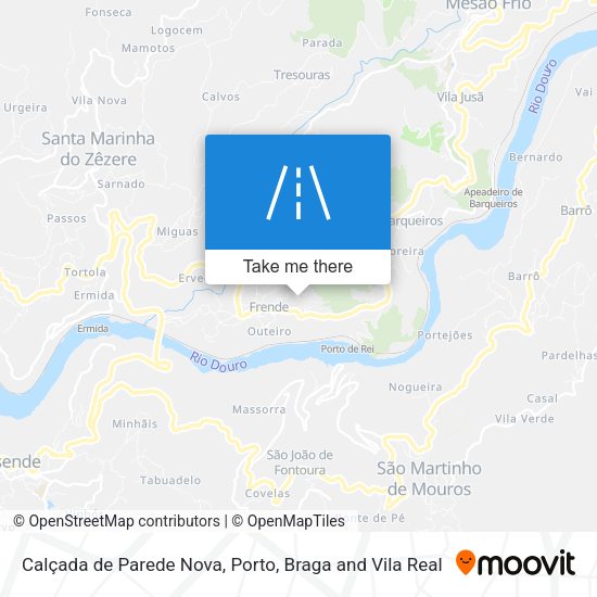 Calçada de Parede Nova map